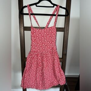 Pink and White Patterned Sundress